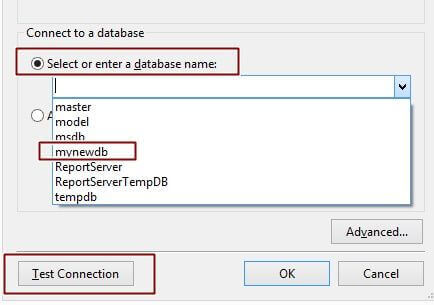 connect to database