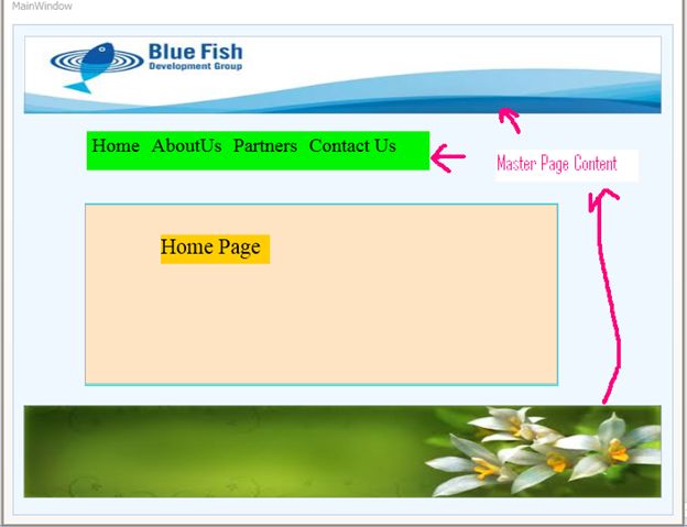 design part of Main Window