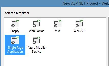 ASP.NET 2013 templates