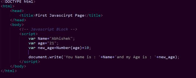 Data Types in JavaScript