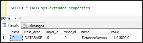 Viewing extended properties