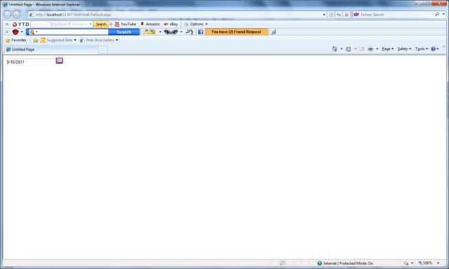 Calendar Control in ASP.NET