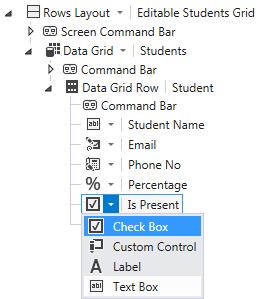 Textbox Control Type from Screen Designer