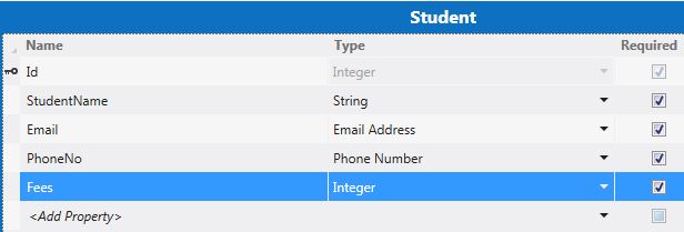 Select Fees From Student Table
