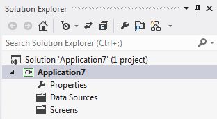 Solution Explorer