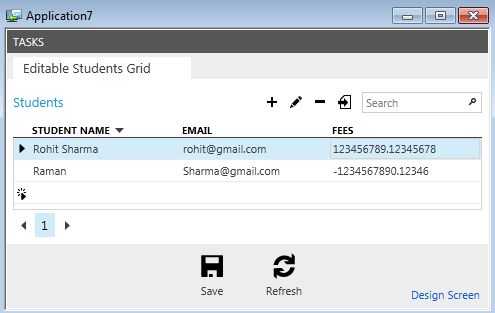 Output for R format Pattern