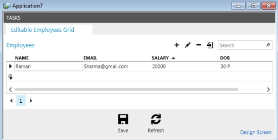Output using s and t custom format specifier