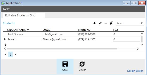 Provide zero value in output screen