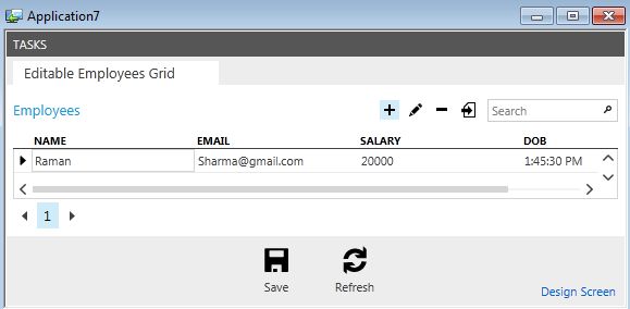 Output for Long Time pattern