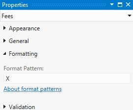Format Pattern in Properties