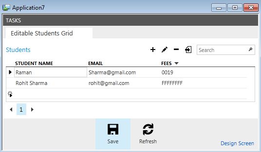 X4 format pattern output