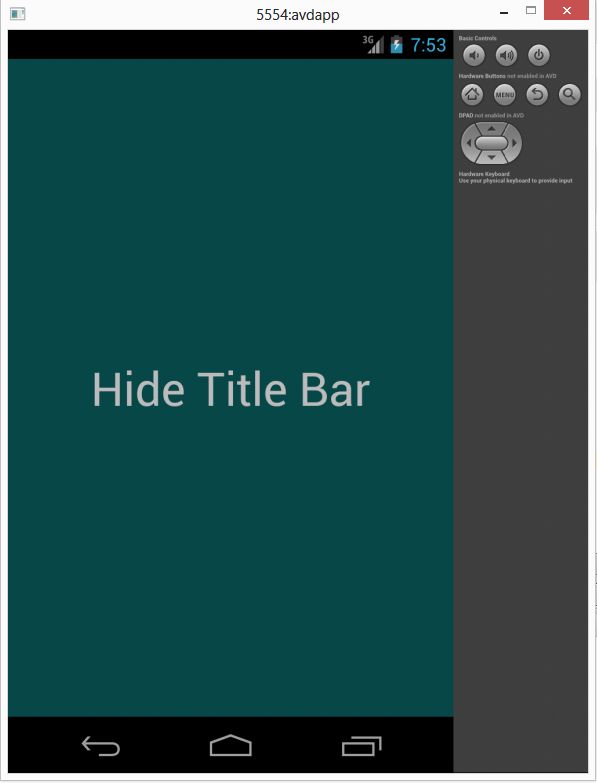 hidetitlebar