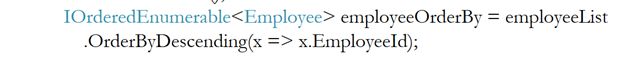 OrderByDescending