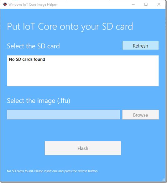 WindowsIoTImageHelper 