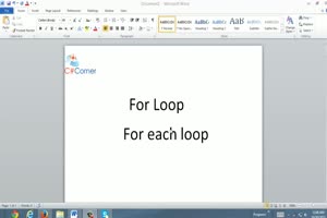Using For and for-each Loop in C#