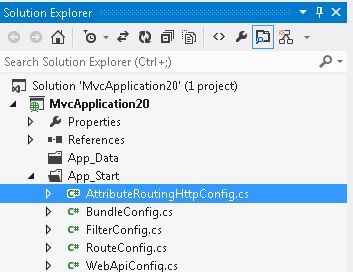 Display Attribbute Routing file