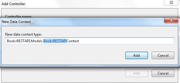 select New Data Context