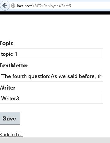 Edit the writer name