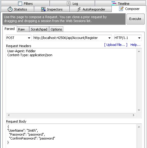 Request in Fiddler