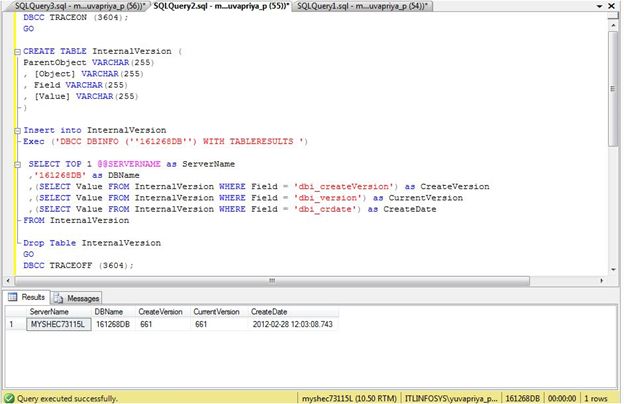 SQLServer Code