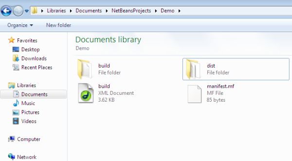 select dist folder