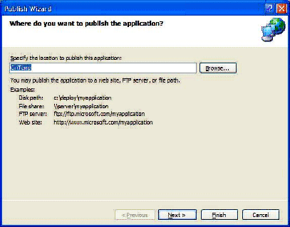 ClickOnce application in wpf