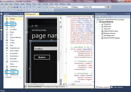  Silverlight in windows phone 7