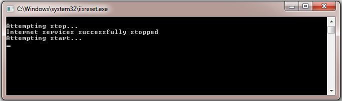 IIS reset