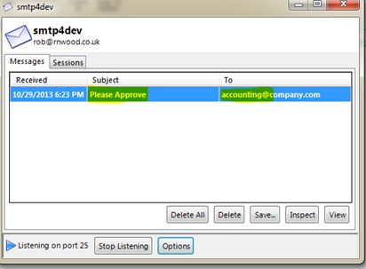 Accounting department email
