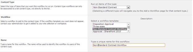 SharePoint site and Associate the Workflow