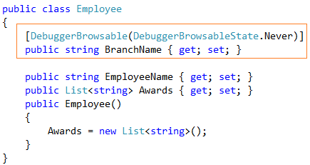 DebuggerBrowsableState