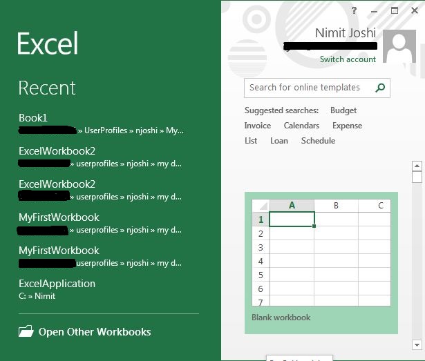 Excel WorkBook