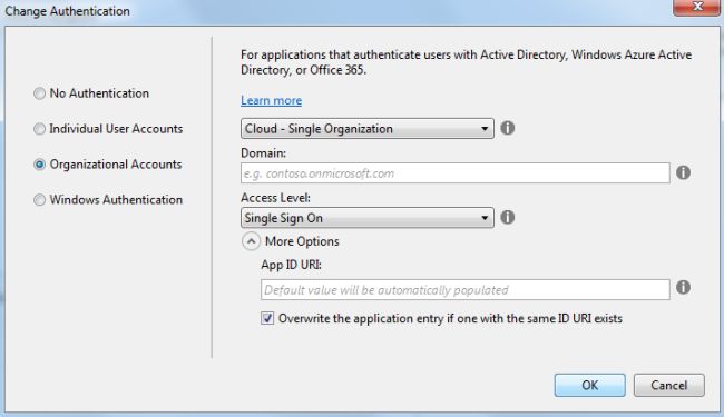 Organizational Account