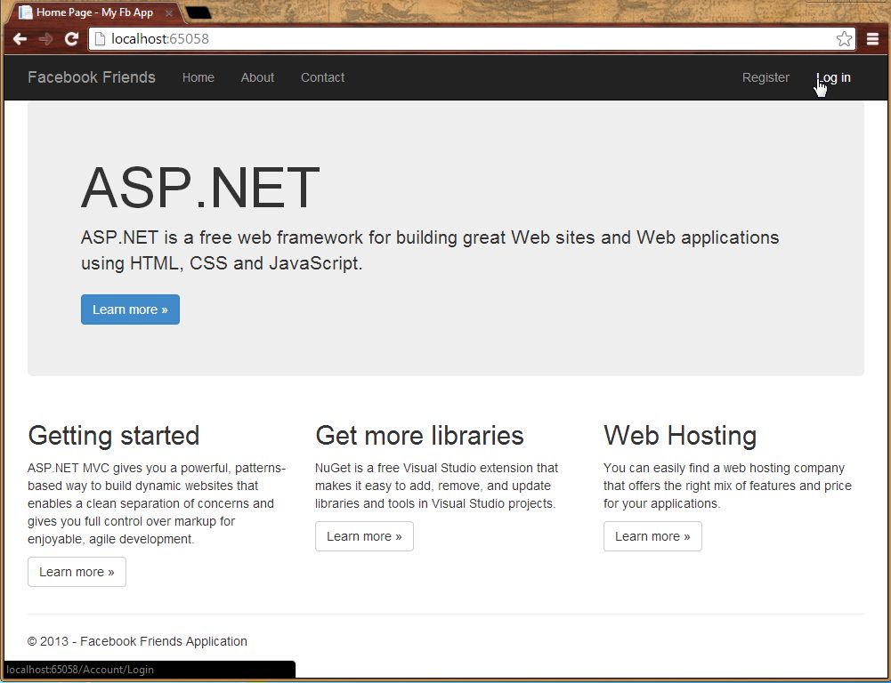 Mvc Application Login