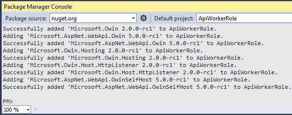 Package Manager Console