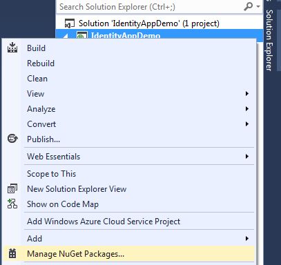 Manage NuGet in Project
