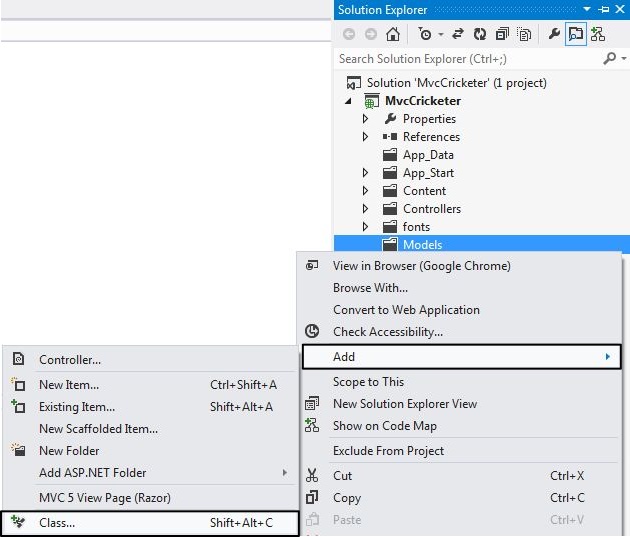 Adding Class in Model