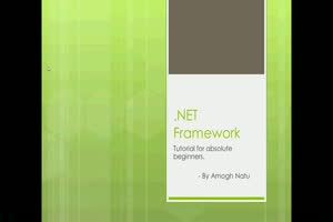 .NET Framework Tutorial: Part 1