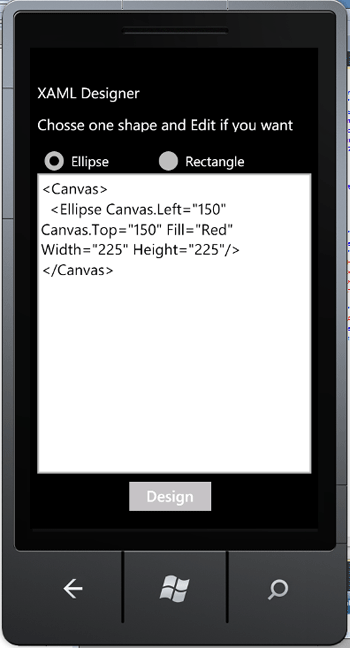 XAML Designer in windows phone 7
