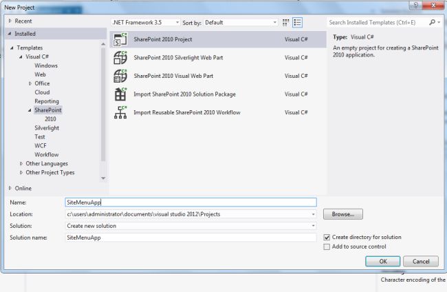 OpenSharepoint2010Project.jpg
