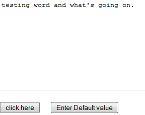 enter some value not a well formatted