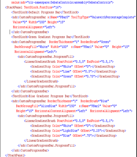 Custom WPF Progress Bar