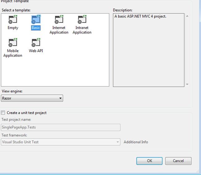 MVC4 project Template