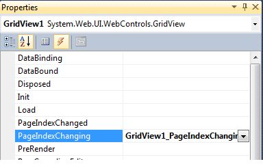 GridviewPageIndexChanging