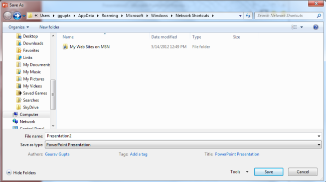 location-of saving-document-in-powerpoint2013.png