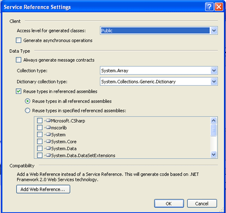 consuming web service in window application