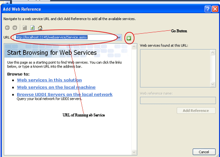consuming web service in window apllication