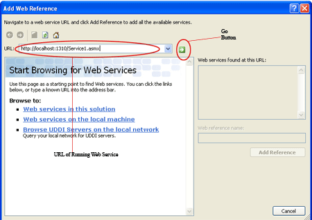 consuming web service using ajax