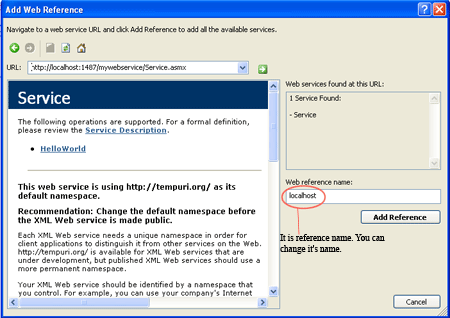 creating web services