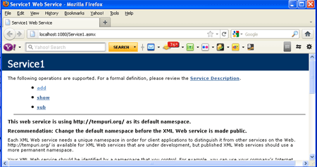 description property of webmethod
